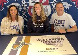 Alexandra Saveski signing day Feb 2023